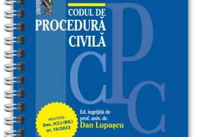 Codul de procedură civilă iunie 2023 (ediție spiralată)