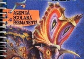 Agenda cu dinozauri. Agenda școlară permanentă
