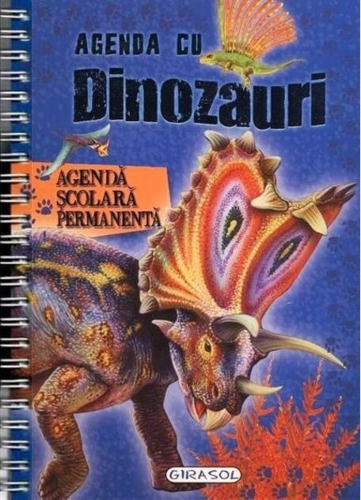 Agenda cu dinozauri. Agenda școlară permanentă