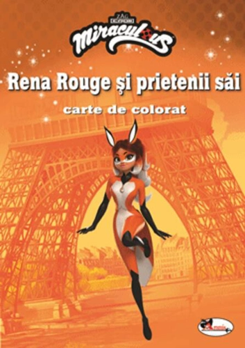 Rena Rouge și prietenii săi. Carte de colorat