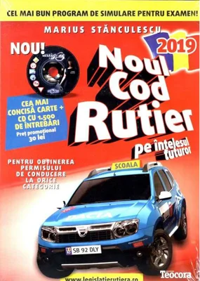 Noul cod rutier 2019 pe înțelesul tuturor. Carte + CD