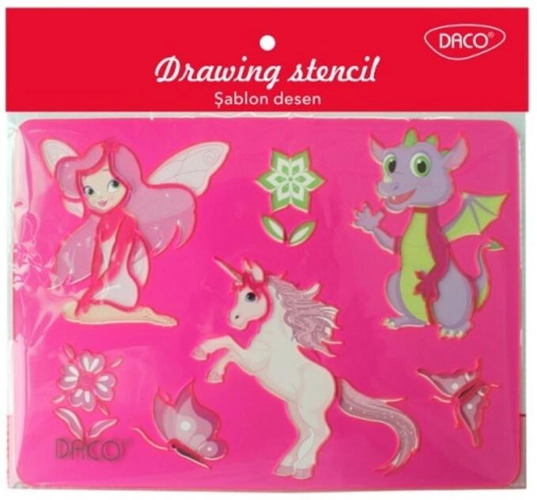 Șablon desen DACO, Unicorni