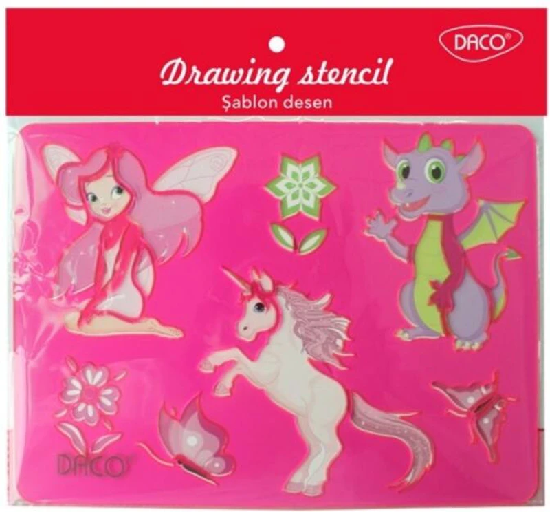 Șablon desen DACO, Unicorni