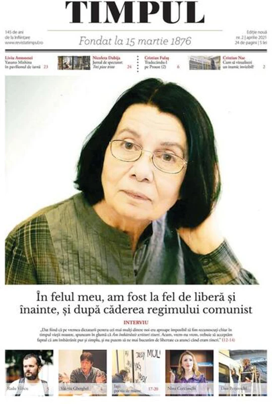 Timpul nr. 2 Aprilie 2021