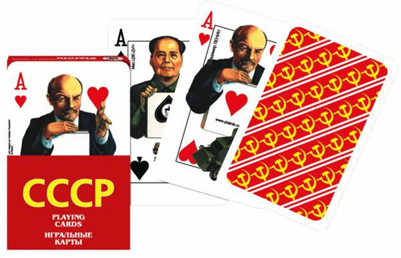 Cărți de joc Piatnik de colecție cu tema „CCCP”(Uniunea Sovietică)
