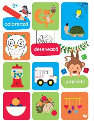 Colorează, desenează, joacă-te (2 ani+)