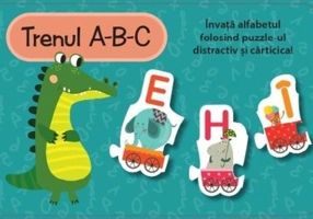 Trenul A-B-C | Set carte + puzzle