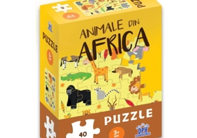 Animale din Africa: Puzzle
