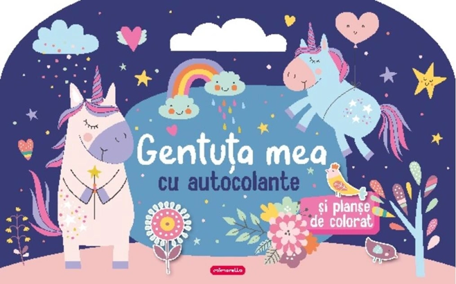 Gentuța mea cu autocolante și planșe de colorat