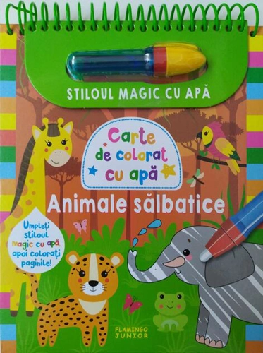 Animale sălbatice - Stiloul magic cu apă