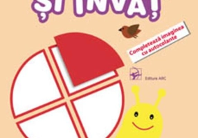 Melcul. Lipesc și învăț. Completează imaginea cu autocolante