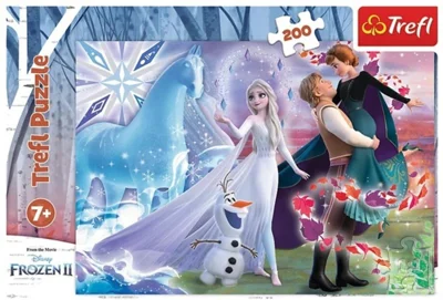 Puzzle 200 piese „Frozen 2 - Universul magic”