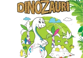 Colorez dinozauri - carte de colorat
