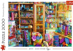 Puzzle 2000 piese „Paradisul pisicuțelor”