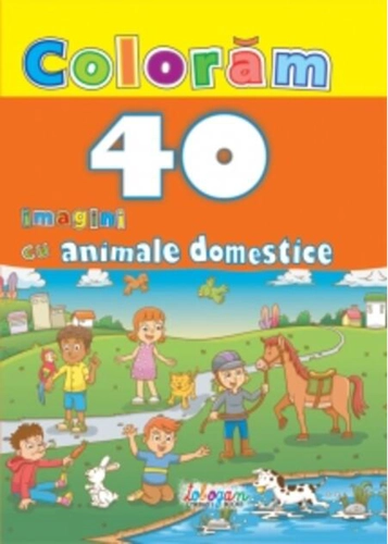 Colorăm. 40 imagini cu animale domestice