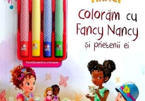 Disney. Fancy Nancy. Colorăm cu Fancy Nancy și prietenii ei. Conține 4 creioane cerate