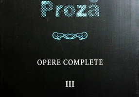 Proză. Opere complete III