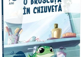 O broscuță în chiuvetă