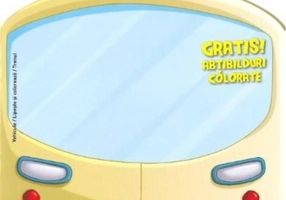 Trenul. Carte de colorat