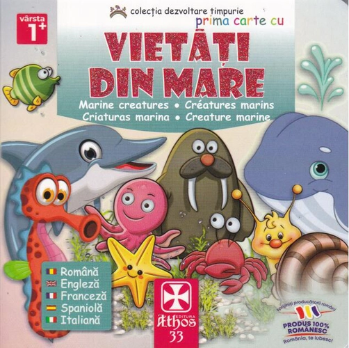 Prima carte cu Vietăți din Mare