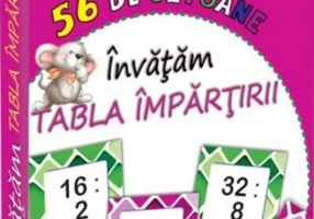 Învățăm tabla împărțirii - 56 de jetoane