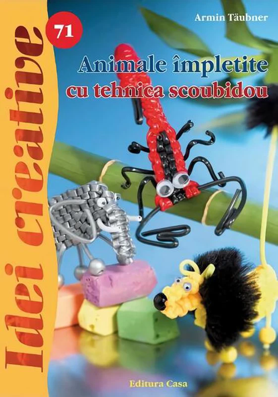 Animale împletite cu tehnica scoubidou. Idei creative 71