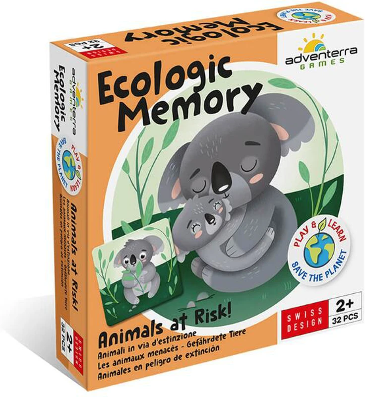 Joc memorie - Animale în pericol