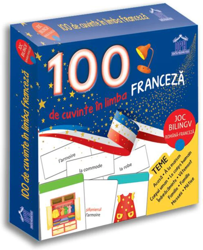 100 de cuvinte în limba franceză - Joc bilingv