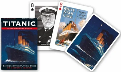 Cărți de joc de colecție Piatnik - „Titanic”