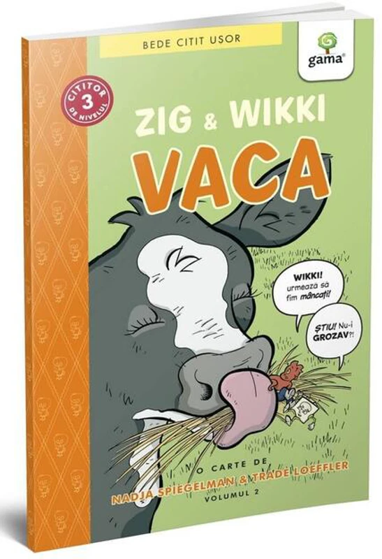 Zig și Wikki: Vaca (volumul 2). BeDe citit ușor, nivelul 3