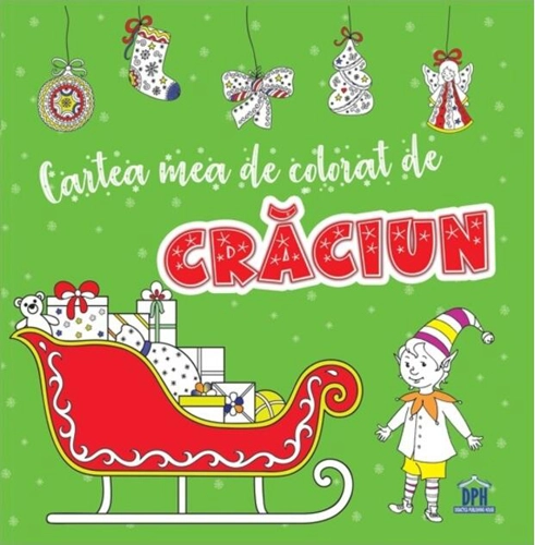 Cartea mea de colorat de Crăciun