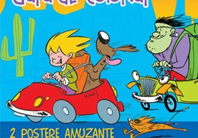 Curse fantastice gata de colorat 1 (portocaliu, mașini)