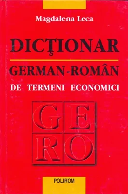 Dicţionar german-român de termeni economici