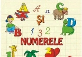 Prima mea carte de colorat și învățat. Alfabetul și numerele