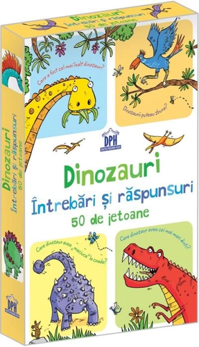 Dinozauri - Întrebări și răspunsuri - 50 de Jetoane