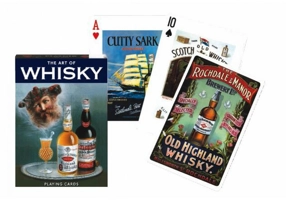 Cărți de joc Piatnik de colecție cu tema „The Art of Whisky"