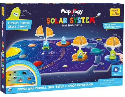 Puzzle cu două fețe - Sistemul Solar