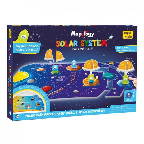 Puzzle cu două fețe - Sistemul Solar