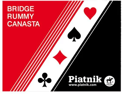 Cărți de joc Piatnik „Poker, Bridge, Canasta”, pachet dublu