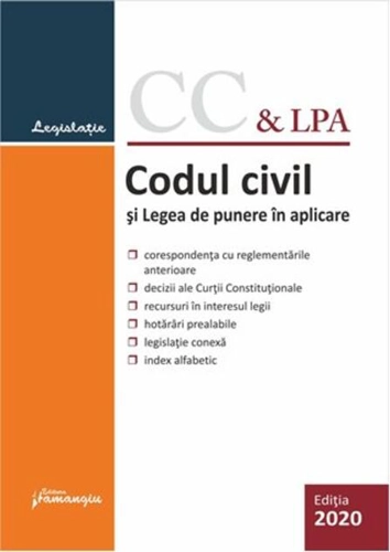 Codul civil și Legea de punere în aplicare. Actualizat la 1 septembrie 2023