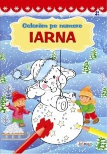 Iarna. Colorăm pe numere