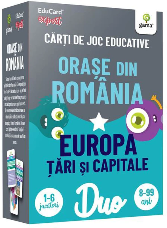 Orașe din România • Europa: Țări și capitale