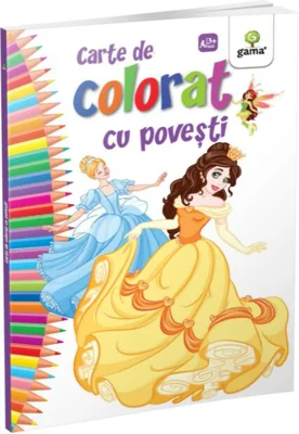 Carte de colorat cu povești