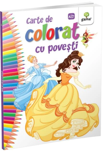 Carte de colorat cu povești