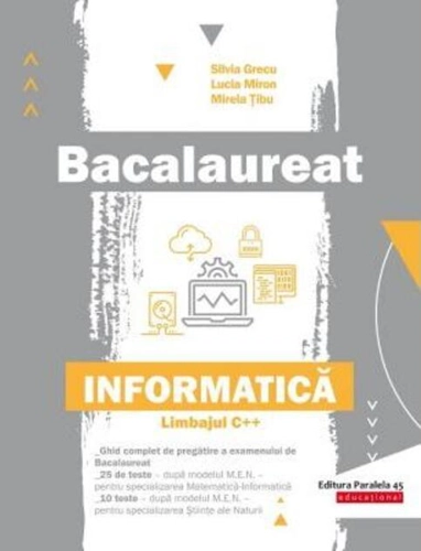 Bacalaureat 2020. Informatică. Limbajul C++