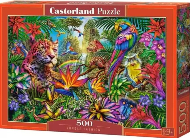 Puzzle 500 piese „Jungle Fashion”