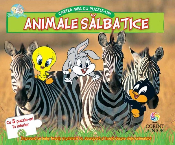 Animale sălbatice. Cartea mea cu puzzle-uri. Baby Looney Tunes