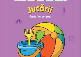 Miracolul culorilor. Jucării (carte de colorat + acuarelă + pensulă)