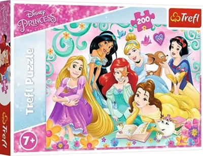Puzzle 200 piese „Prințesele Disney într-o seară de poveste”