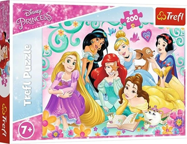 Puzzle 200 piese „Prințesele Disney într-o seară de poveste”